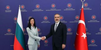 Мария Габриел и Хакан Фидан