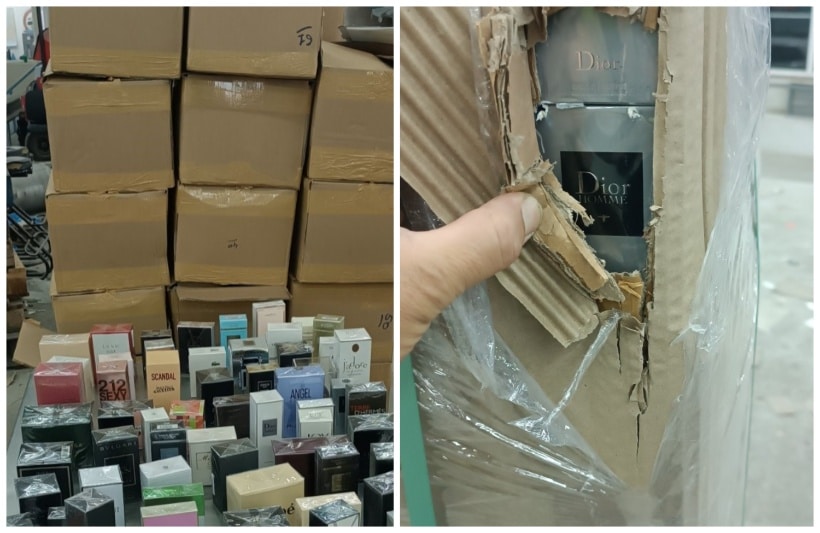 Български гражданин опита да прекара 3742 маркови парфюма с товарен