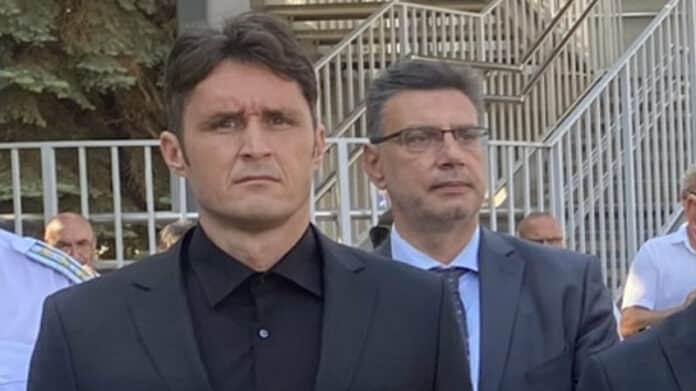 Старши комисар Емил Павлов и прокурор Георги Чинев