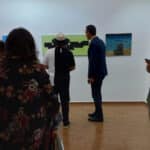 Посетители на изложбата