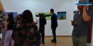 Посетители на изложбата