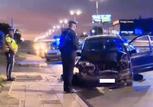 Автомобил с нелегални мигранти е катастрофирал в София предава NOVA Злополуката