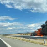 Горящ автомобил