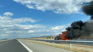 Горящ автомобил