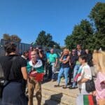 Протест пред Паметника на Съветската армия