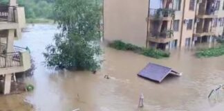 Наводнение в Царево