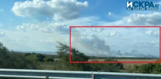 Пожар в Карнобатско
