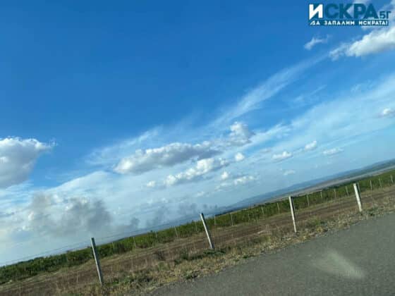 Пожар в Карнобатско