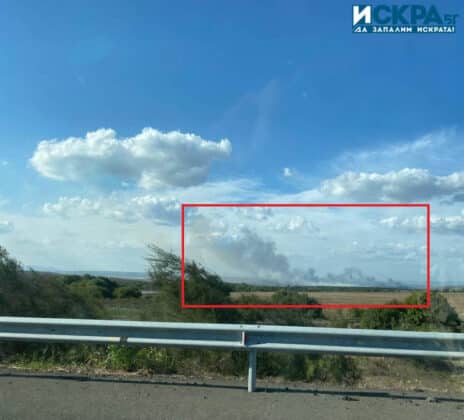 Пожар в Карнобатско