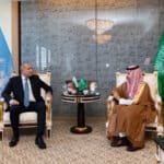 Президент Румен Радев и министър принц Фейсал бин Фархад ал Сауд