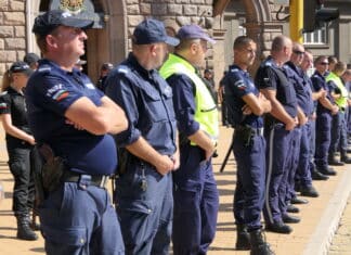 Полицаи на Протест пред Министерски съвет