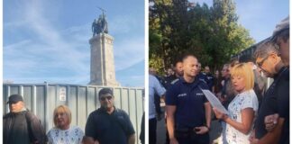 Спор пред паметника на Съветската армия