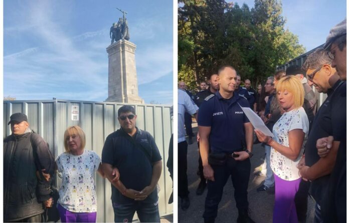 Спор пред паметника на Съветската армия