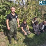 Стефан Петров със заловените мигранти