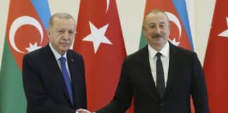 Реджеп Тайип Ердоган и Илхам Алиев. Снимка: Турско президентство