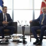 Кириакос Мицотакис и Реджеп Тайип Ердоган