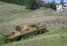 Обстрел, Нагорни Карабах.