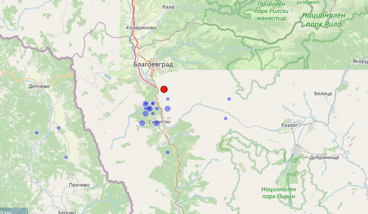 Силен хоризонтален трус с магнитуд 3 8 по Рихтер е усетен