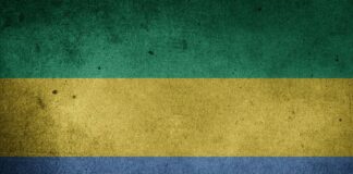 Знаме на Габон