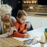 Баба с дете