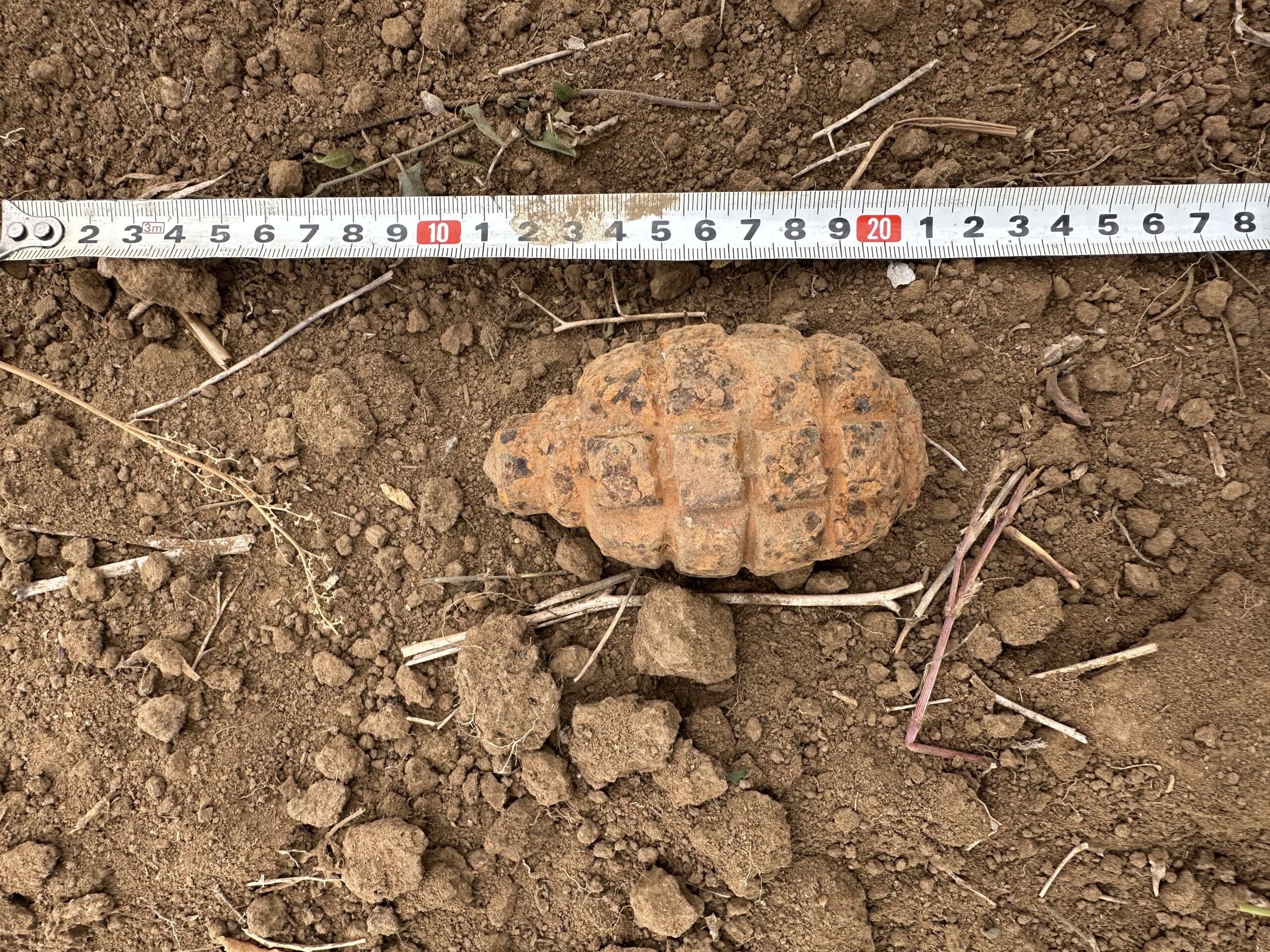 Ръчна граната открита в частен имот в Брезник е била