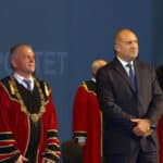 Проф. д-р Христо Бозов и Румен Радев