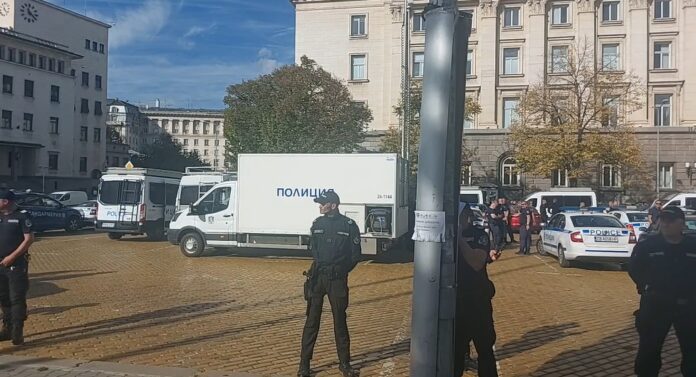 Охрана на протеста в София