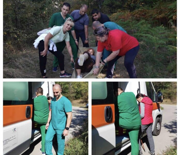 Помощ на пострадала туристка