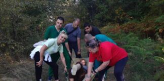 Оказване на помощ на пострадалата