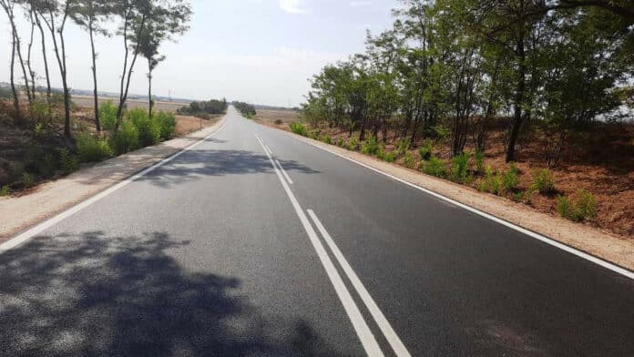 Пътят след ремонта през 2020 година