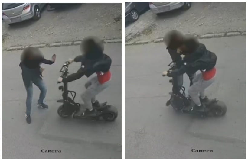 19 годишен криминално проявен е блъснал трима полицаи които се опитали