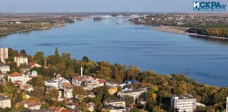 Град Видин и река Дунав