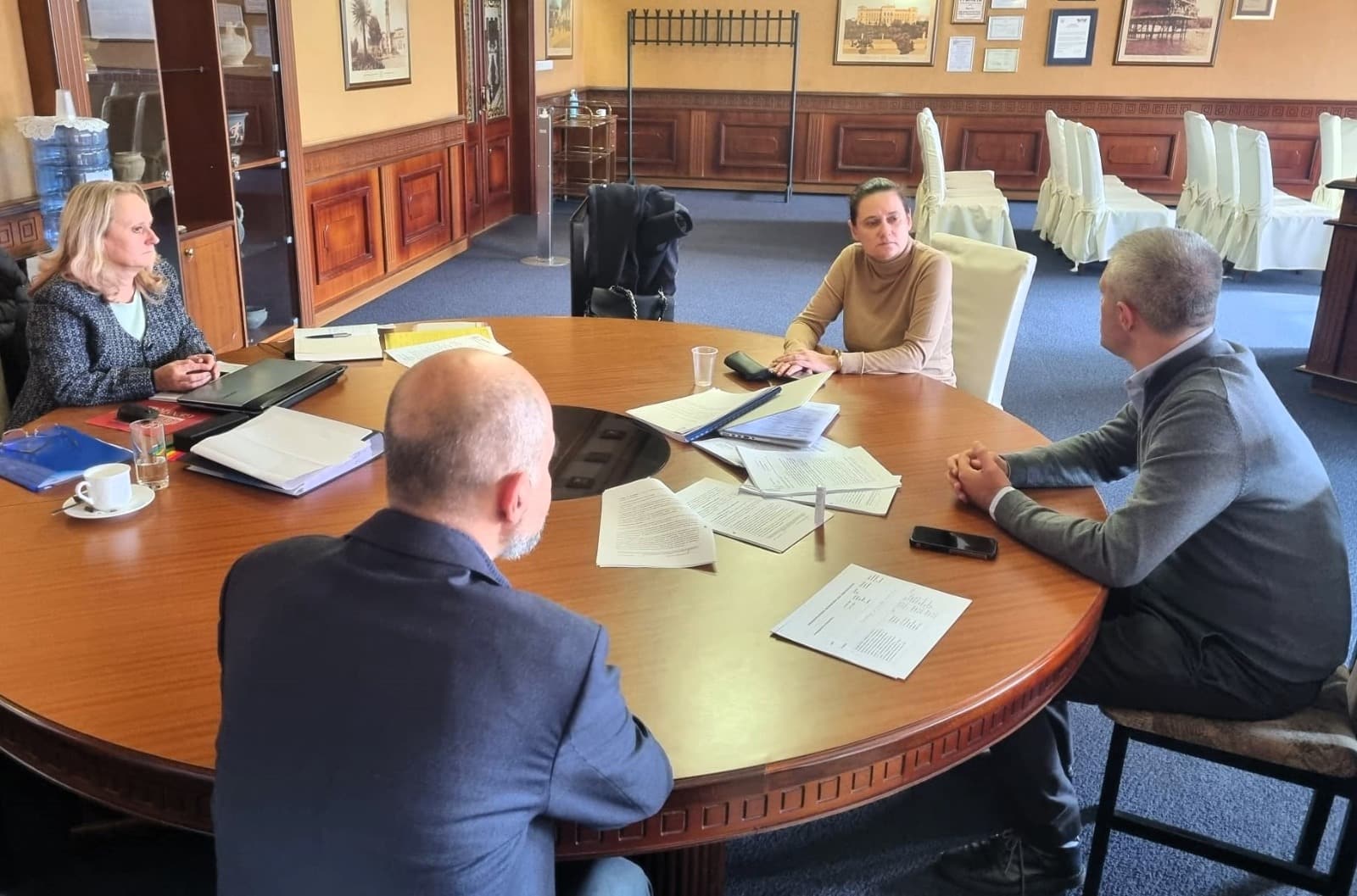 Заместник министърът на труда и социалната политика Гинка Машова се срещна