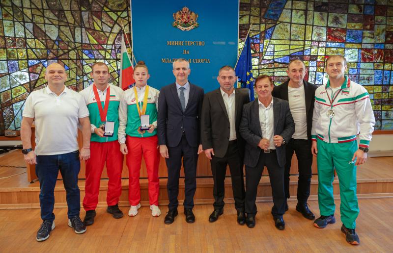 Поздравления за големите постижения Вие създавате историята на българския спорт