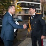 Министър Калин Стоянов и старши комисар Любомир Николов