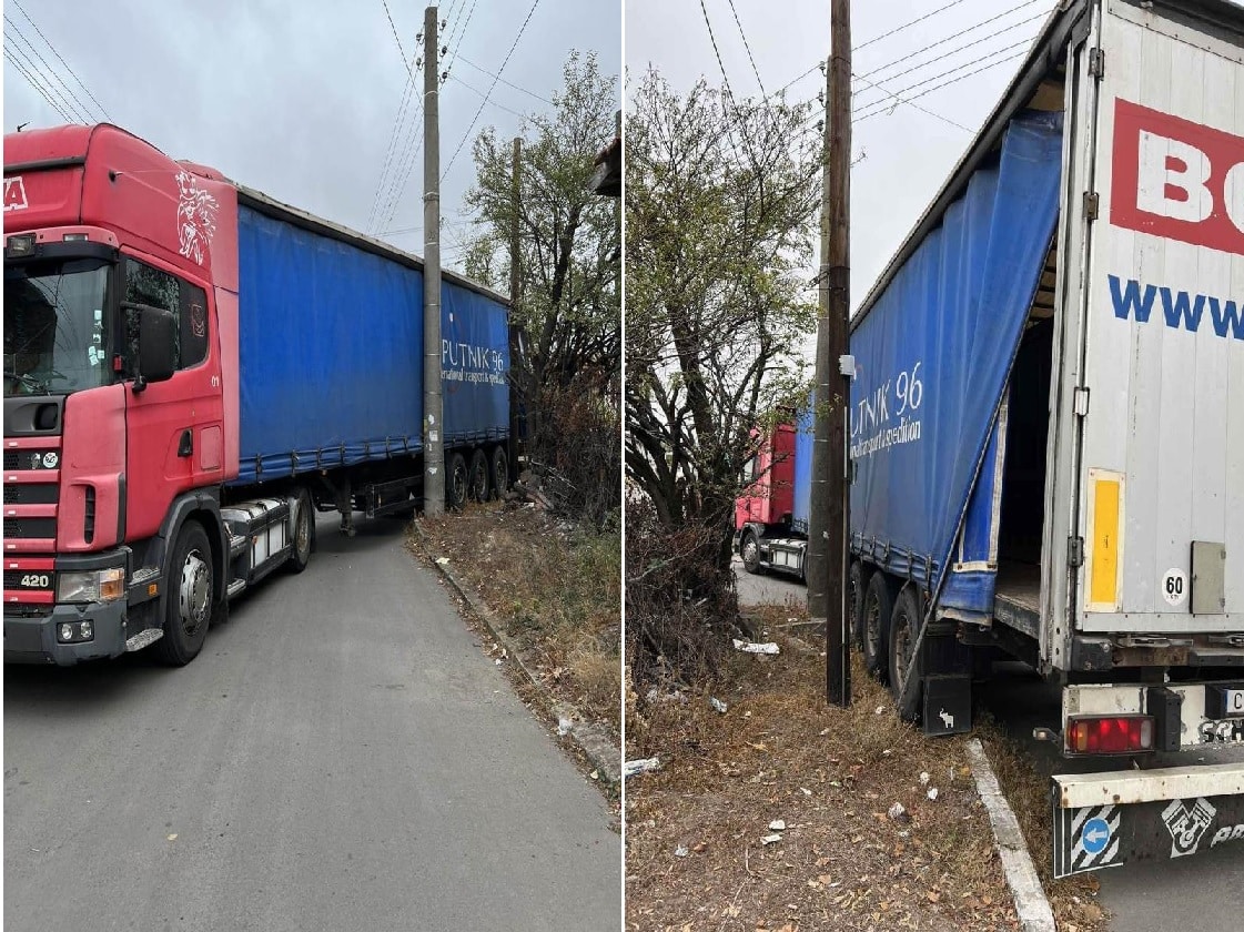 Гранични полицаи задържаха водач на камион с 12 незаконни мигранти