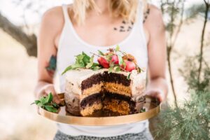 Омбре торта на остров