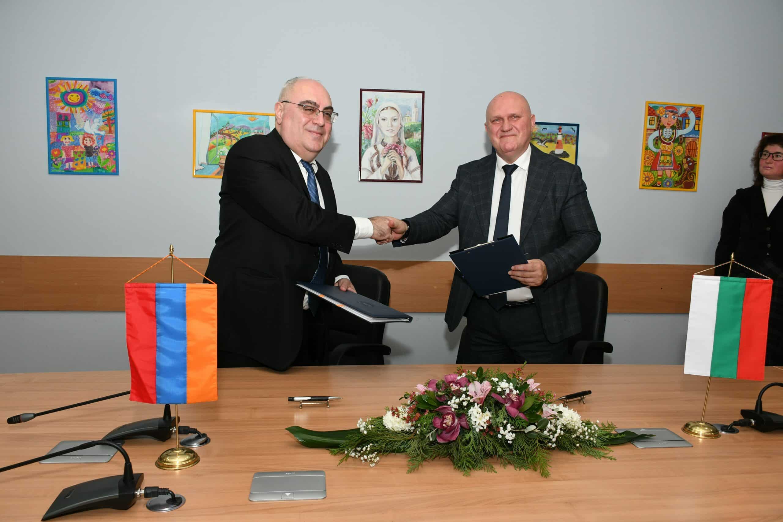 България и Армения ще продължат да си сътрудничат в областта