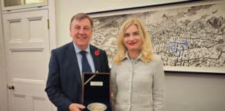 Сър Джон Уитингдейл и Зарица Динкова