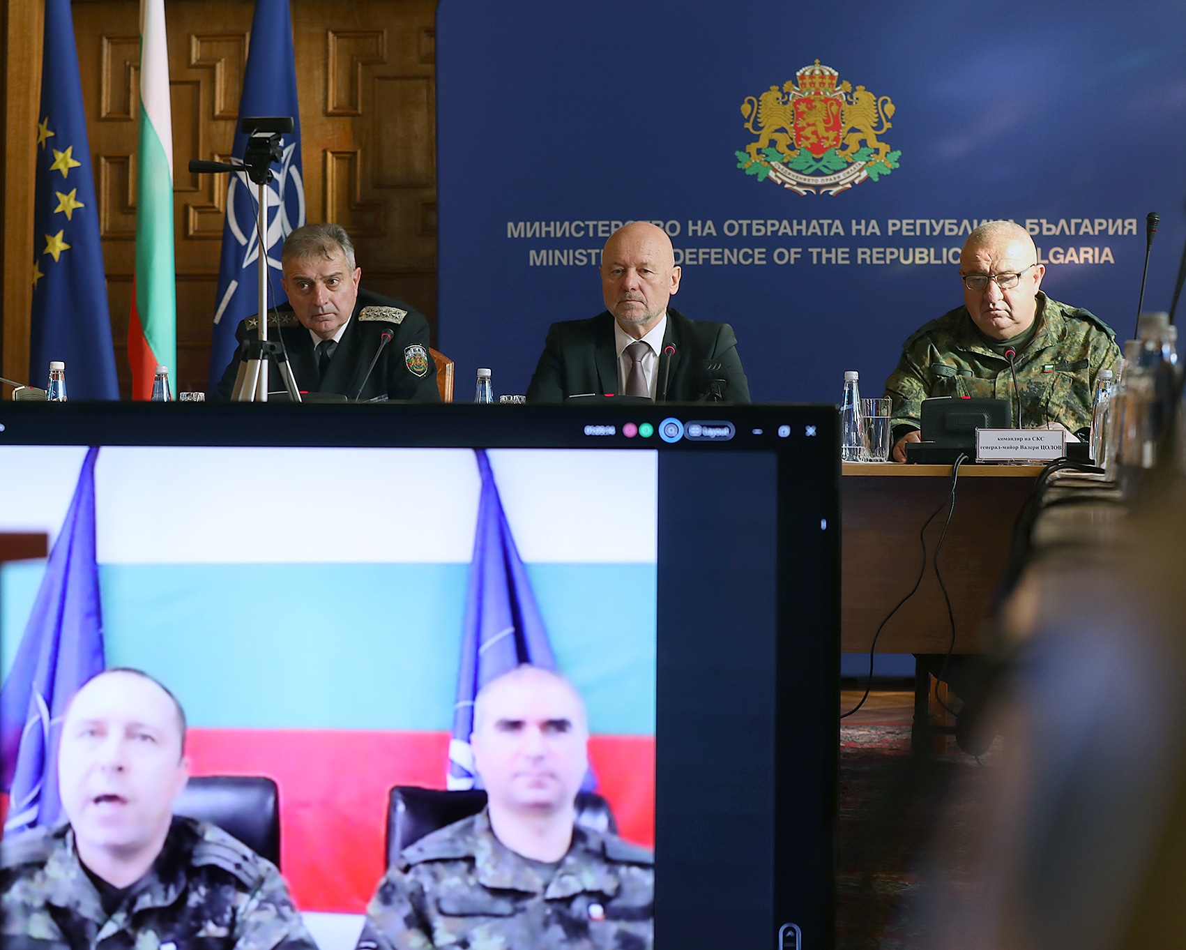 Министърът на отбраната Тодор Тагарев изслуша докладите на командирите на
