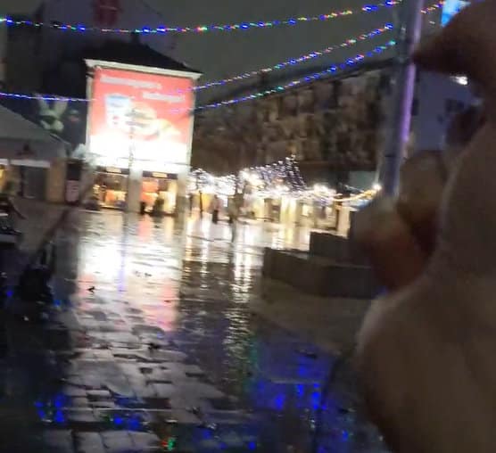 Висящият кабел Снимка Скрийншот от видео
Гражданинът Ангел Байрактаров изпрати сигнал