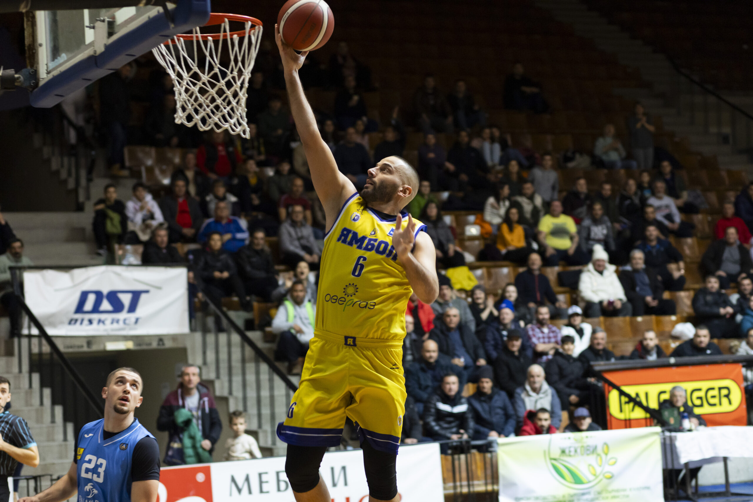 Баскетболният тим на Ямбол постигна втора победа срещу Левски през