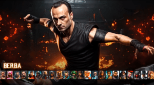 Бербатов като герой от "Mortal Kombat"