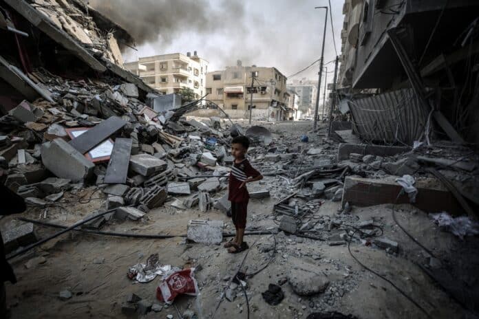 Разрушения в Газа