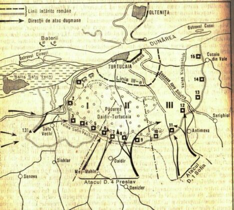 Карта на крепостта Тутракан