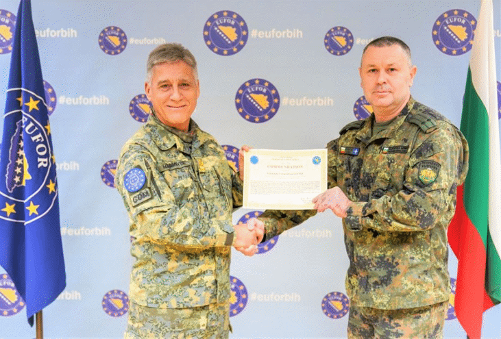 Поредна ротация на щабни офицери от състава на националния военен