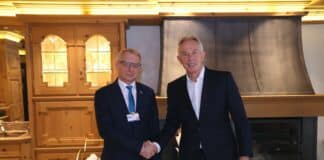 Николай Денков и Тони Блеър