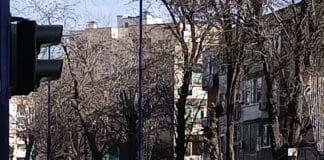 Паднал светофар