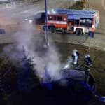 Горящ автомобил