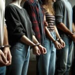 Престъпна група, арест, белезници